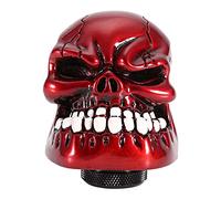 Riuulity Levier de Changement de Vitesse en Forme de Tête de Mort, Bouton au Design Cool et Adorable pour la Modification de la Voiture, Remplacement Direct, Ajustement Universel pour la Plupart des