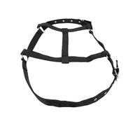 Riuulity Licol de Veau de Vache Réglable, Ajustement sécurisé pour Bétail, Cheval, âne, Chèvre (Black)