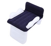 Riuulity Lit de L'avion Gonflable pour Enfants, Lit d'air de Voyage en Tout-Petit Portable pour Les Trains à Grande Vitesse des Voitures avec Une Inflation Rapide (Bleu foncé)