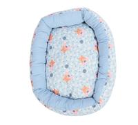 Riuulity Lit pour Chien, Doux, Lavable, Confortable, Multifonction, Coussin de Canapé-lit avec Tapis Rafraîchissant pour Petits Chiens, Chats, Toutes Saisons, Velours Peau de Pêche (L)