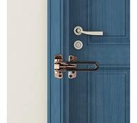 Riuulity Loquet de Verrouillage de sécurité pour Chambre D'hôtel, Base épaississante pour une Installation Ferme, Robuste et Durable, Poids 214 G, 2 Pièces Loquet de Verrouillage de sécurité pour