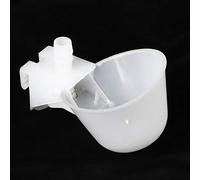 Riuulity Lot de 12 Gobelets Durables pour Oiseaux avec Volume d'eau Réglable et Tubes D'installation Faciles, Adaptés à Les Oiseaux, 3,5 X 2,6 X 1,8", 193 G