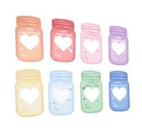 Riuulity Lot de 40 Sacs en Plastique en Forme de Pot avec Ruban Adhésif pour Anniversaire de Festival, Cadeau Amusant pour les événements D'enfants, les Fans de Cadeaux de Fête, Papier, Plastique