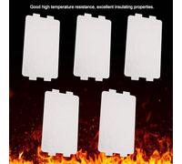 Riuulity Lot de 5 Plaques de Rechange Durables en Mica pour Four à -ondes pour une Cuisson Efficace, Adaptées aux Appareils Ménagers Tels que le Sèche-cheveux électrique, le Grille-pain et le