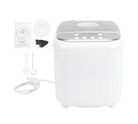 Riuulity Machine à Pain Antiadhésive, 19 Programmes Automatiques, capacité de Pain de 900 G, 3 Niveaux de Croûte, écran LCD, Fonction Maintien au Chaud, Livre de Recettes, Accessoires, Cuve (Prise UE)