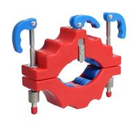 Riuulity Machine de Découpe de Tube de Verre de Sculpture de Pot de Champagne de Bière de Vin pour L'art du Verre de Bricolage, Coupe-bouteille en Réglable pour Bouteilles de 1,26 à 3,7 Pouces (rouge)