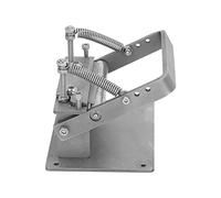 Riuulity Machine Manuelle à Dépouiller le Cuir, Légère, en Acier Inoxydable, pour une Coupe Précise et une Utilisation Facile, Idéale pour L'amincissement et le Flocage du Cuir.