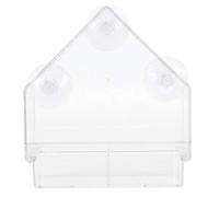 Riuulity Mangeoire à Oiseaux pour Animaux de Compagnie, Outil d'alimentation pour Oiseaux PS Haute Transparence, Fournitures Pratiques pour Observer Les à la Maison, sur Le Balcon ou la Fenêtre