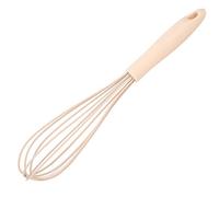 Riuulity Mélangeur D'oeufs Flexible Résistant à la Chaleur avec Poignée Confortable pour Mélanger la Pâte et Fouetter la Crème Rose