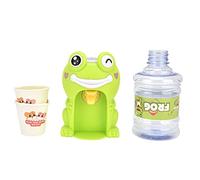 Riuulity Mini Distributeur d'eau pour Enfants Enfants Jouet Sain Portable avec Un Design de Dessin animé Mignon pour Le Jeu de Cuisine à la Maison et Le (Style de Grenouille Verte)