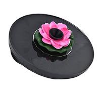 Riuulity Mini Fontaine Flottante avec Pompe à Eau pour Fontaine de à énergie Solaire, pour Bain D'oiseaux en Plein Air, Bassin de Jardin, Fonctionnement Automatique, 4 Styles de Pulvérisation, (#2)