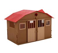 Riuulity Mini Modèle de Ferme de Simulation, Jouet éducatif pour Enfants, Kit de Scène de Ferme en Plastique de qualité pour Apprendre et Jouer, pour Noël et Le Nouvel an