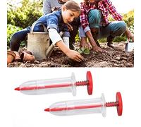Riuulity Mini Semoir de Graines, Outil de Semoir de Semis 2pcs Seedmaster Assure Une Distribution Uniforme des Graines pour L'ensemencement Horticole