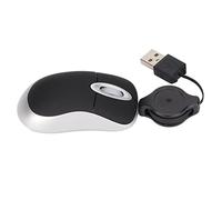 Riuulity Mini Souris Portable, Petite, Légère, Design à la Mode, Cordon Rétractable pour Enfants, Utilisateurs 7/XP