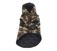 Riuulity Modèle de Manteau Chaud du Motif D'étoile Petite capacité pour l'hiver, Empêcher Les Cheveux, Adaptés à des Petits Chiens de Taille Moyenne Adéquats (S)