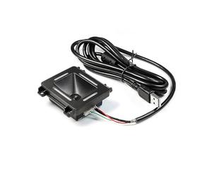 Riuulity Module de Scanner de Codes-Barres Filaire Polyvalent Prenant en Charge la Connexion USB, Lecture Efficace des Codes pour Square, Intégration Facile dans Les Portes de Canal, Compact et