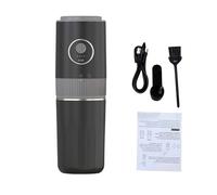 Riuulity Moulin à café électrique Portable et Cafetière avec Filtre en Acier Inoxydable, Tasse de Moulin à café de Voyage, Batterie Rechargeable, capacité de 350 Ml, pour la (2566 version anglaise)