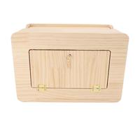 Riuulity Nichoir à Oiseaux en Bois, Boîte D'élevage de Perruches Durable et Décorative pour la Nidification des Oiseaux, Entretien Facile, pour Le Confort des Perroquets