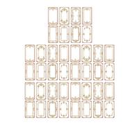 Riuulity Notes Autocollantes pour Scrapbook, Conception de Châteaux Français Exquis, Blocs-Notes en Papier Décoratifs Polyvalents pour Bricolage, pour Artisans Créatifs (Type 1)