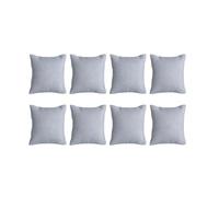 Riuulity Oreillers de canapé Miniatures échelle 1:12 pour Accessoires de | Tissu en Toile Tissée, Ensemble de 8 Pièces, Convient aux Mini-lits et Meubles, Bords étroitement Cousus