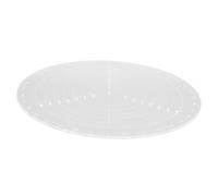 Riuulity Outil de Boussole de Recherche de Centre Rond en Acrylique, Durable avec des échelles Claires pour un Dessin de Cercle Rapide et un Centrage dans le Travail du Bois (Petite règle de