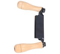 Riuulity Outil de Rasage avec Lame en Acier Tungstène, Manche en Bois, Couteau Droit pour Poteau de Clôture en Bois, Prise en Main Confortable, utilisé par les Sculpteurs et les Fabricants de