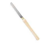 Riuulity Outil de Tournage du Bois avec Manche en Bois Dur, Ciseau à Gouge à Lame HSS de Précision, Ciseau de Tour à Main de 25 Mm pour Artisans et Amateurs Matériau : Fraxinus Mandshurica