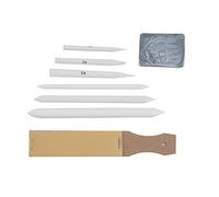 Riuulity Outils de Dessin de Croquis Multifonctionnels, Ensemble de Mélangeur de Crayons de Souche avec Planche de Sable pour Obtenir des Effets de Vue Brumeuse pour les Amateurs de Peinture de