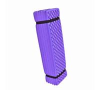 Riuulity Pad de Camping en Mousse Portable pour la Tente de Plage Pliante pour Le Yoga Endormi et Le Camping (Purple)