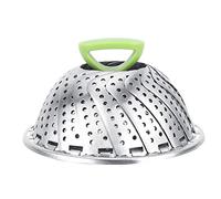 Riuulity Panier à Vapeur Pliant en Acier Inoxydable, Support à Vapeur de Cuisine avec 3 Pieds, pour Légumes, Fruits et Plus Encore