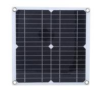 Riuulity Panneau D'énergie Solaire en Silicium Monocristallin, 15W, Chargeur de Sac Suspendu Portable pour Voyage et Camping