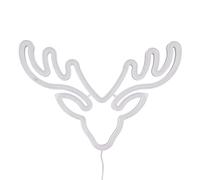 Riuulity Panneau Lumineux LED en Néon, Décoration Unique de Noël pour Chambre à Coucher, alimenté par Batterie USB, pour Fête à Domicile, PVC ABS, 25x35cm (lumière colorée)