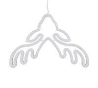 Riuulity Panneau Lumineux LED en Néon, Décoration Unique de Noël pour Chambre à Coucher, alimenté par Batterie USB, pour Fête à Domicile, PVC ABS, 25x35cm (Lumière chaude)