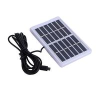 Riuulity Panneau Solaire 1,2 W 6 V pour Charger L'éclairage Domestique et les équipements à Faible Consommation, Idéal pour les Pompes à Eau Solaires et les Petits Systèmes Solaires.