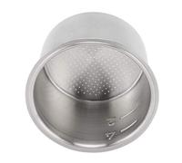 Riuulity Passoire à café Professionnelle à Paroi Unique en Acier Inoxydable de 51 Mm pour, Profitez D'un Délicieux café Pendant les Loisirs