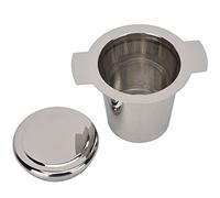 Riuulity Passoire Multifonctionnelle pour Feuilles de thé, Maille Haute densité pour les Buveurs de thé, Filtre Résiduel de en Acier Inoxydable 46.5g pour L'heure du