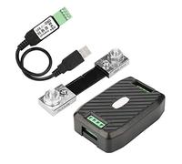 Riuulity PEACEFAIR PZEM-017 Analyseur de Consommation de Wattmètre pour Systèmes D'énergie Solaire, 10 Kits Disponibles (PZEM-017+100A+USB)