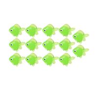 Riuulity Petit Ensemble de Jouets de Poisson Rouge, 14 Pièces, Figurines Réalistes de Poisson en Caoutchouc TPR pour Jouer dans la Baignoire, Jeux de Carnaval, Comptage en reen)