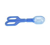 Riuulity Pince d'alimentation pour Reptiles, Ciseaux, Conception Transparente, Pince d'alimentation pour Tortue, Lézard, Grenouille, en ABS (Blue)