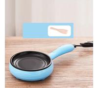 Riuulity Poêle à œufs électrique Antiadhésive, Chaudière à œufs Multifonctionnelle à Arrêt Automatique pour la Maison, Dortoir, Acier Inoxydable, Plastique PP Convivial (BLUE)