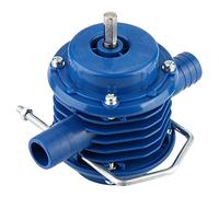 Riuulity Pompe à Eau pour Perceuse à Main, Mini Pompe Bleue en Acier Inoxydable + Plastique Technique, Débit contrôlé par la Vitesse de Forage, Parfaite pour le Jardin Domestique, 400 G