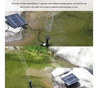 Riuulity Pompe à Source Solaire du Matériau Jardable pour Plusieurs Pompes à Eau pour la Circulation de Petit étang Solaire pour L'oxygène du Jardin