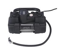 Riuulity Pompe de Compresseur d'air à Double Cylindre 12V avec Compteur Numérique à Lumière LED pour Gonfler Les Pneus dans Les Voitures, Camions, Camping-Cars