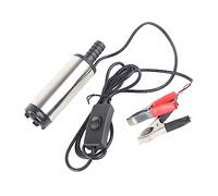 Riuulity Pompe de Transfert électrique 12V, Modèle Submersible 38mm | Inox 304, haut débit, levée 5m, pour gasoil et eau
