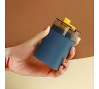 Riuulity Porte-cure-dents Automatique Pop-up, Récipient Distributeur en Plastique pour Cuisine, Salle à Manger, Restaurant, Compact et Portable pour une Utilisation en Déplacement (BLUE)