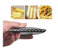 Riuulity Potato Wave Cutter Outil de -copeaux froissé de Conception Ergonomique Durable pour les Cuisines Professionnelles en Acier Inoxydable 5,31 X 3,74 Po