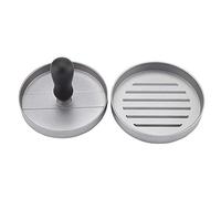 Riuulity Presse à Gril Ronde Antiadhésive, Moule pour Viande et Bœuf, Facile à Utiliser pour des Hamburgers Parfaitement Formés Lors de Rassemblements en Plein Air, Alliage D'aluminium + PP (Presse