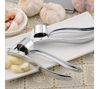 Riuulity Presse-ail Robuste en Alliage de Zinc, Hachoir Facile à Presser pour Outil de Cuisine, Presse-ail en Acier Inoxydable