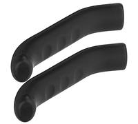 Riuulity Protecteur de Levier de Frein de Vélo en Gel de Silice, Couverture Durable pour la Protection du Cyclisme, Conception Ergonomique pour la Plupart des Vélos, 2 Pièces (BLACK)