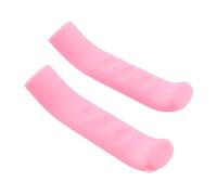 Riuulity Protecteur de Levier de Frein de Vélo en Gel de Silice, Couverture Durable pour la Protection du Cyclisme, Conception Ergonomique pour la Plupart des Vélos, 2 Pièces (PINK)